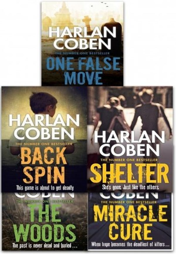 Cover Art for 9789526529370, Harlan Coben Myron Bolitar Collection 5 Books Set (Back Spin, One False Move, The Woods, Miracle Cure, Shelter) by Harlan Coben