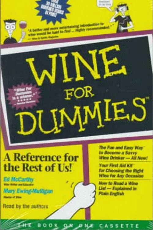 Cover Art for 9780694517633, Title: Wine For Dummies by Ed McCarthy, Ewing-Mulligan, Mary