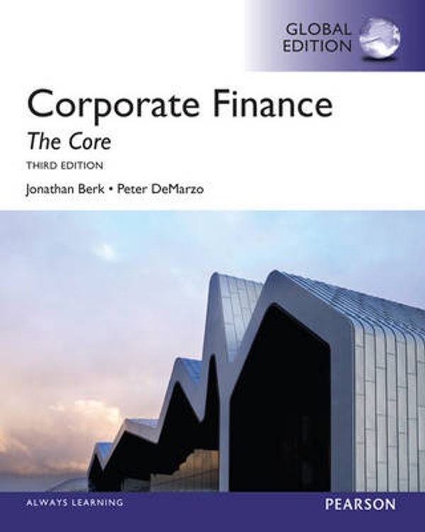 Cover Art for 9780273792161, Corporate Finance: the Core, Global Edition by Jonathan Berk