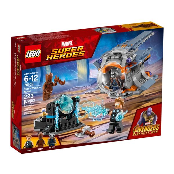 Cover Art for 5702016110401, Thor's Weapon Quest Set 76102 by LEGO