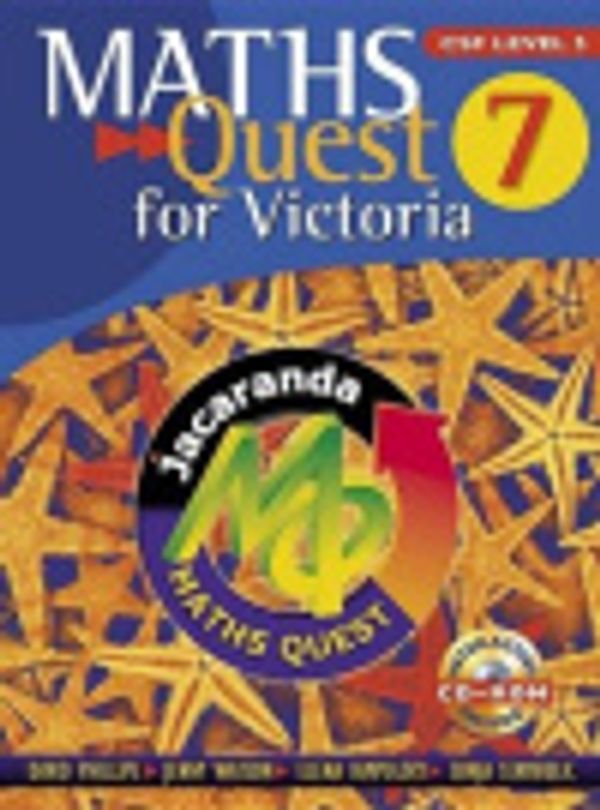 Cover Art for 9780701633929, Maths Quest (Vic) (Year 7) by David Phillips, Jenny Watson