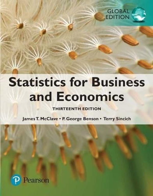 Cover Art for 9781292227139, Statistics for Business and Economics plus Pearson MyLab Statistics with Pearson eText, Global Edition by James McClave, P. Benson, Terry Sincich