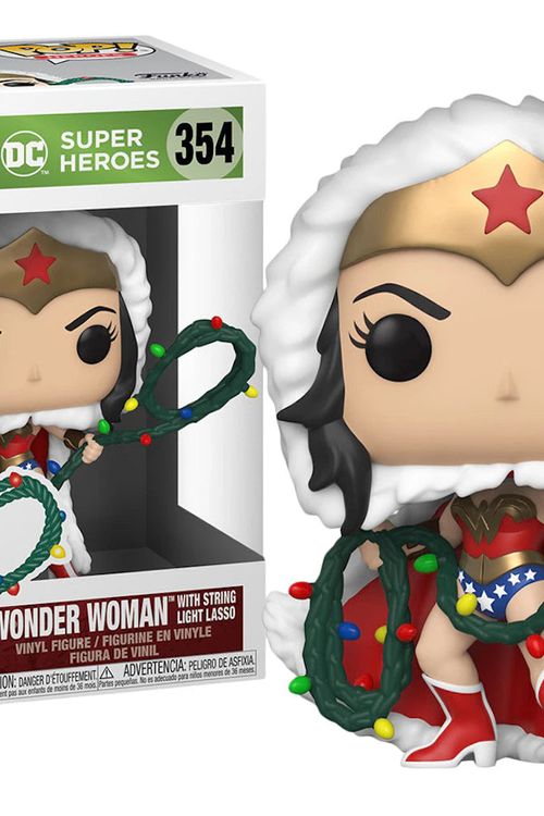 Cover Art for 0889698506526, Funko Pop! DC Heroes: DC Holiday - Wonder Woman with Lights Lasso, Multicolor (50652) by FUNKO