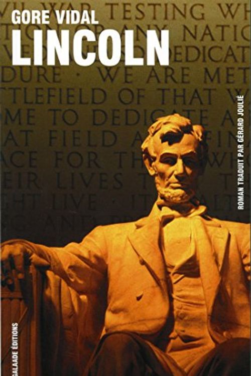 Cover Art for 9782351760857, Lincoln by Gore Vidal