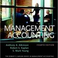 Cover Art for 9780130082176, Management Accounting by Anthony A. Atkinson