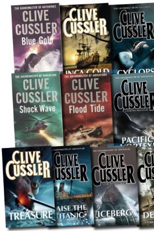 Cover Art for 9781451687958, Clive Cussler Dirk Pitt Series Collection 8 Books Set (Deep Six, Blue Gold, Flood Tide, Shock Wave, Serpent, Raise the Titanic, The Sea Hunters, Pacific Vortex)) by Clive Cussler
