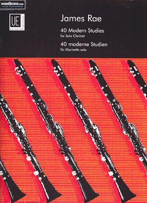 Cover Art for 9790008045332, 40 Modern Studies for Clarinet: UE19735 by James Rae