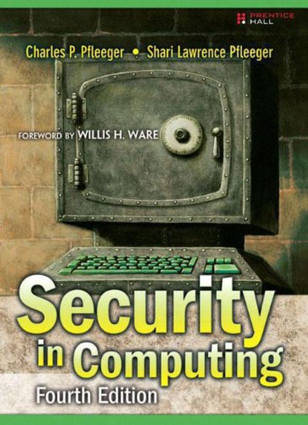 Cover Art for 0076092042228, Security in Computing by Charles P. Pfleeger