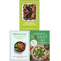 Cover Art for 9789123959259, The Green Roasting Tin [Hardcover], Fresh & Easy Indian Vegetarian Cookbook, Vegetarian 5:2 Fast Diet for Beginners 3 Books Collection Set by Rukmini Iyer, Roli, Iota