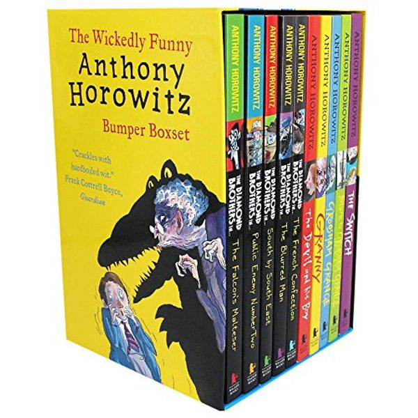Cover Art for 9781406366242, Anthony Horowitz Wickedly Funny 10 Children Books Collection Set (The Switch, Return to Groosham Grange, Granny, The Devil and his Boy, The French Confection, The Blurred Man, South by South east, Public enemy Number two, The Falcon's Malters) by Anthony Horowitz