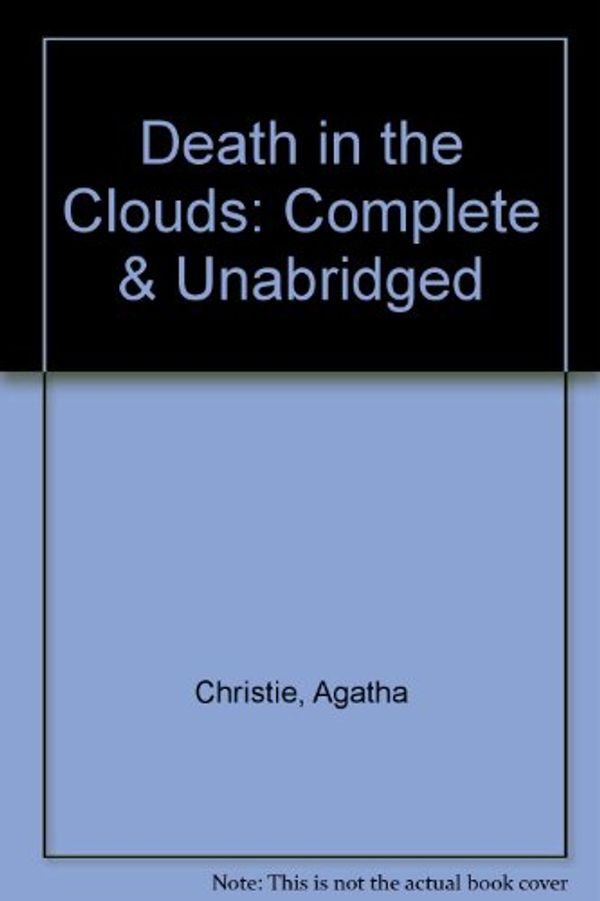 Cover Art for 9781856954662, Death in the Clouds by Agatha Christie