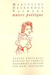 Cover Art for 9782757000281, Oeuvre poétique intégrale by Desbordes-Valmore, Marceline