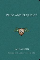Cover Art for 9781162680774, Pride and Prejudice by Jane Austen