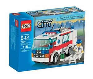 Cover Art for 0673419078351, Ambulance Set 7890 by Lego