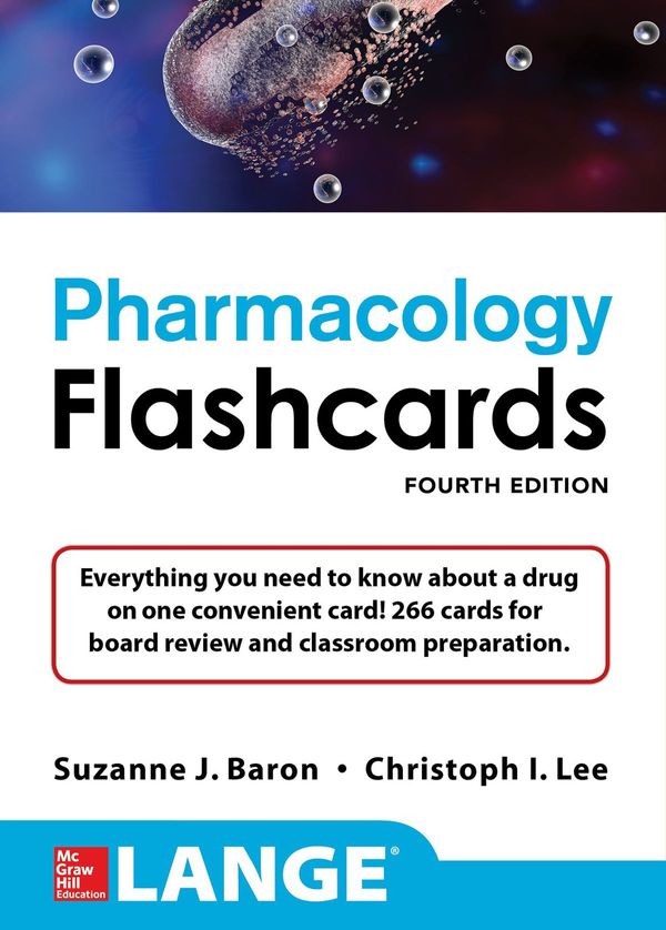 Cover Art for 9781259837258, Lange Pharmacology Flashcards, Fourth Edition by Suzanne Baron