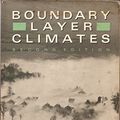 Cover Art for 9780416044324, Boundary Layer Climates by T. R. Oke