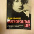 Cover Art for 9780452260696, Lebowitz Fran : Metropolitan Life by Fran Lebowitz