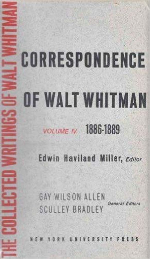 Cover Art for 9780814704394, The Correspondence of Walt Whitman (Vol. 5) (Collected Writings of Walt Whitman) by Unknown