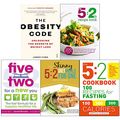 Cover Art for 9789123685851, Obesity code, 5 2 diet recipe book, five two for a new you, 5 2 diet meals for one and 5 2 cookbook 5 books collection set by Dr Jason Fung