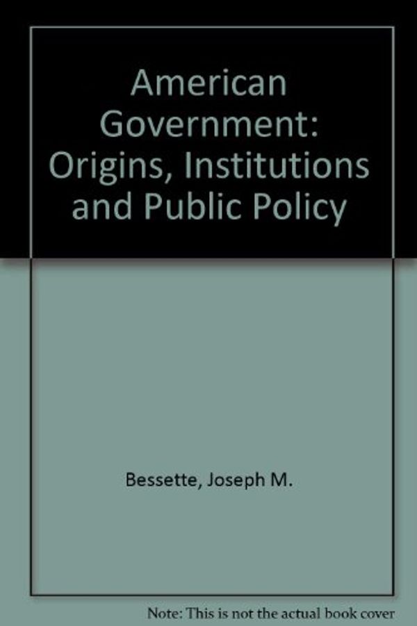 Cover Art for 9780787246433, American Government by Professor James W Ceaser