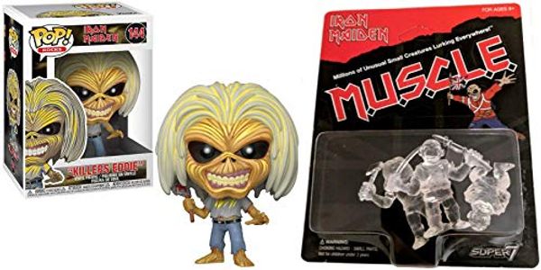 Cover Art for B08KXHJH31, Which Eddie's Will You Get? Rocks: Iron Maiden - Killers Eddie + SDCC 2019 Exclusive Iron Maiden Bonus Semi-Translucent Clear M.U.S.C.L.E. 3 Pack Figures Bundle by Unknown