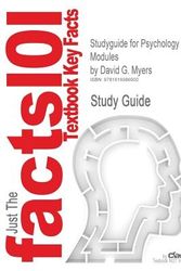 Cover Art for 9781616986902, Outlines & Highlights for Psychology in Modules by David G. Myers, ISBN by Cram101 Textbook Reviews