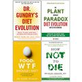 Cover Art for 9789123853571, Dr Gundry Diet Evolution, Plant Anomaly Paradox Diet Evolution, Food Wtf Should I Eat, How Not To Die 4 Books Collection Set by Dr. Steven R. Gundry, Mark Hyman Iota, Dr. Michael Greger M.D., Gene Stone
