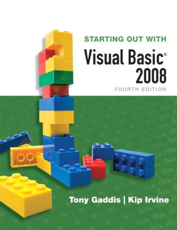 Cover Art for 9780321531353, Starting Out with Visual Basic 2008 by Tony Gaddis