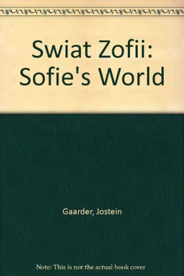 Cover Art for 9788386821235, Swiat Zofii by Jostein Gaarder