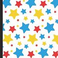 Cover Art for 9781650908304, Notebook Journal: Big and Small Colorful Stars in Blue Red and Yellow Cover Design. Perfect Gift for Boys Girls and Adults of All Ages. by Originalcoloringpages Publishing