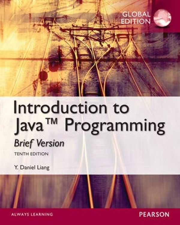 Cover Art for 9781292078564, Intro to Java Programming, Brief Version, Global Edition by Y. Daniel Liang