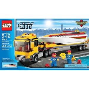 Cover Art for 0673419142991, Power Boat Transporter Set 4643 by LEGO