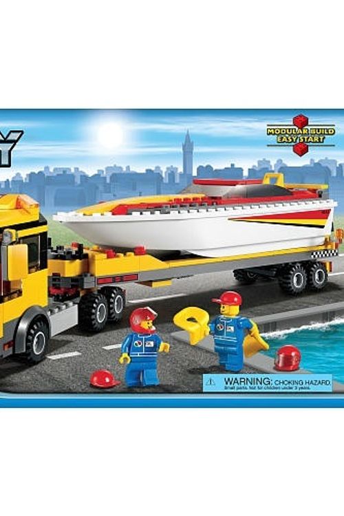 Cover Art for 0673419142991, Power Boat Transporter Set 4643 by LEGO