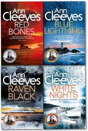 Cover Art for 9783200303089, Ann Cleeves Shetland Quartet Collection 4 Books Set, (White Nights, Red Bones, Blue Lightning and Raven Black) by Ann Cleeves