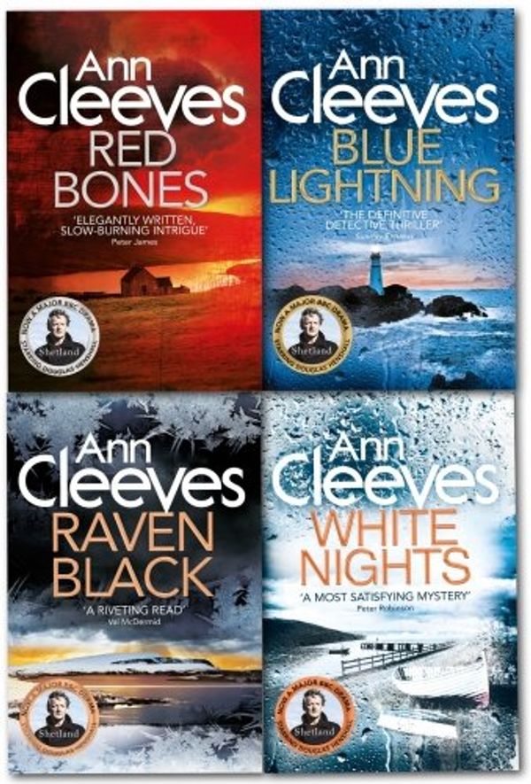 Cover Art for 9783200303089, Ann Cleeves Shetland Quartet Collection 4 Books Set, (White Nights, Red Bones, Blue Lightning and Raven Black) by Ann Cleeves