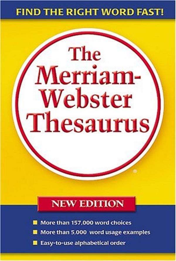 Cover Art for 9780877796374, Merriam-Webster Thesaurus by Merriam-Webster