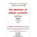 Cover Art for 9781556859878, The Murder of Roger Ackroyd by Agatha Christie