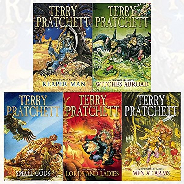 Cover Art for 9789123631148, discworld novel series 3 :11 to 15 books collection set (reaper man, witches abroad, small gods, lords and ladies, men at arms) by Terry Pratchett