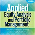 Cover Art for 9781118630914, Applied Equity Analysis and Portfolio Management + e-Course by Robert A. Weigand