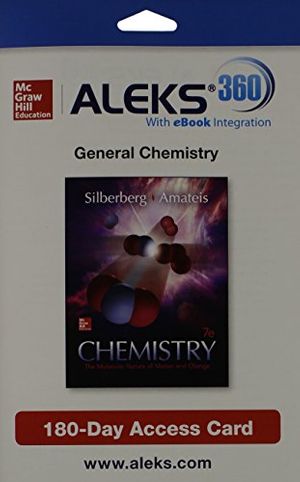Cover Art for 9781259206740, Aleks 360 Access Card (1 Semester) for Chemistry: The Molecular Nature of Matter by Martin Silberberg