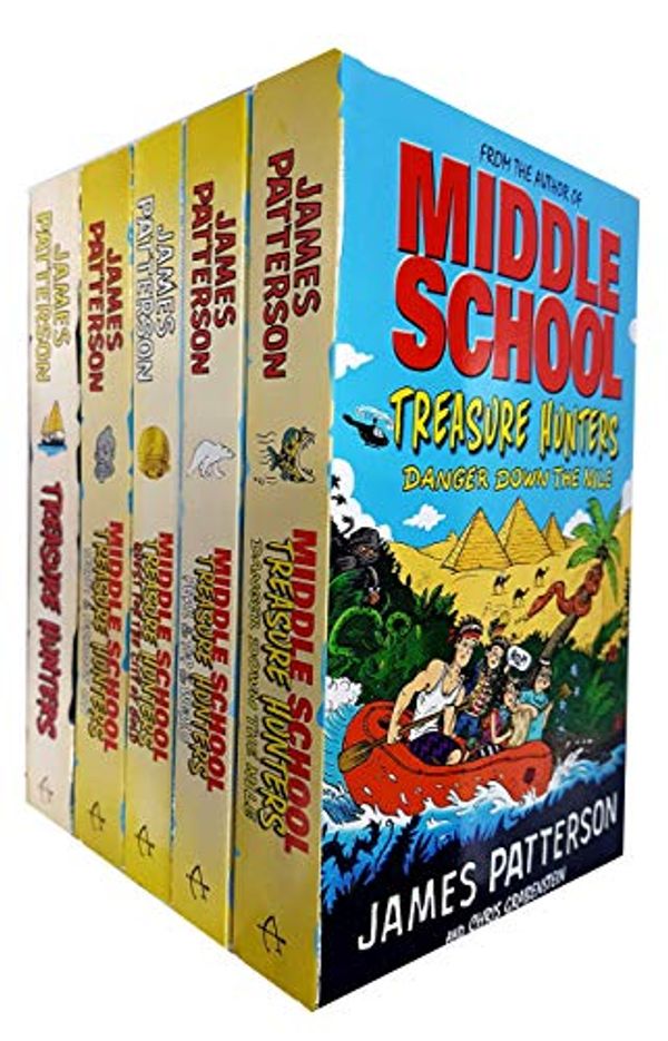 Cover Art for 9789123796212, Middle School Treasure Hunters Series Collection 5 Books Set by James Patterson (Treasure Hunters,Danger Down the Nile,Secret of the Forbidden City,Peril at the Top of the World.. by James Patterson