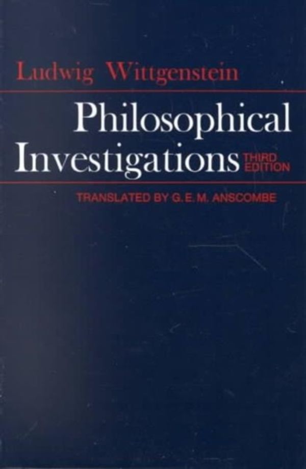 Cover Art for 9780024288103, Philosophical Investigations by Ludwig Wittgenstein