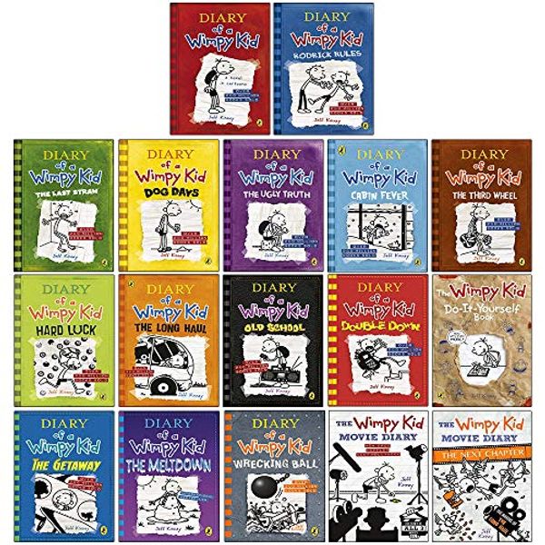 Cover Art for 9789123925872, Diary of a Wimpy Kid The Ultimate Complete 17 Books Collection Set by Jeff Kinney (The Meltdown & Wrecking Ball & Movie Diary & Movie Diary: The Next Chapter [Hardcover]) by Jeff Kinney