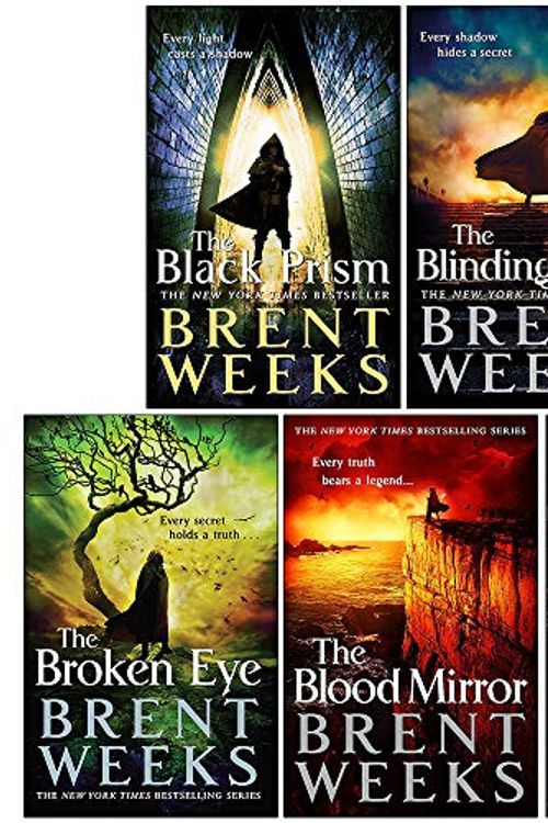 Cover Art for 9789123917570, Lightbringer Series 5 Books Collection Set By Brent Weeks (The Black Prism, The Blinding Knife, The Broken Eye, The Blood Mirror, The Burning White [Hardcover]) by Brent Weeks