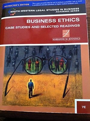 Cover Art for 9781111533540, Business Ethics by Marianne Jennings