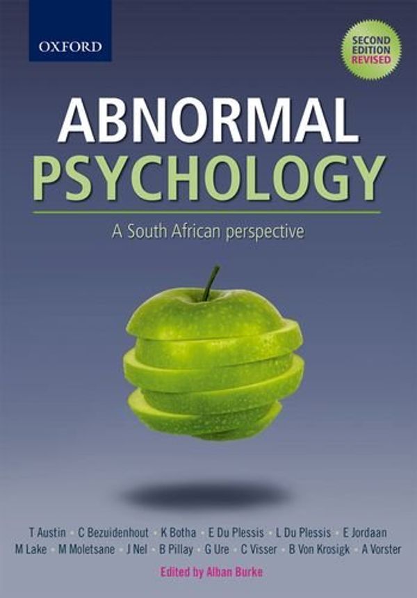 Cover Art for 9780195998375, Abnormal Psychology: A South African Perspective by Alban Burke