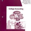 Cover Art for 9781111530211, Working Papers Study Guide, Chapters 1-12 for Nobles/Scott/McQuaig/Bille's College Accounting, 11th by Douglas McQuaig