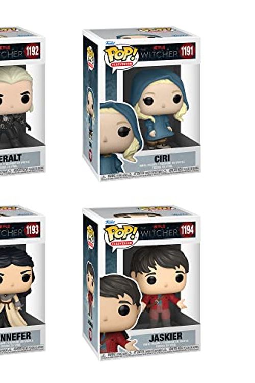 Cover Art for B09P8WF658, Funko Pop! TV Witcher - Set of 4 - Ciri, Geralt, Yennefer and Jaskier (Red Outfit) by Unknown