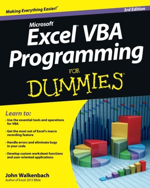Cover Art for 8601200468090, Excel VBA Programming For Dummies by John Walkenbach
