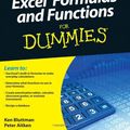 Cover Art for 9780470568163, Excel Formulas and Functions For Dummies by Ken Bluttman, Peter G. Aitken
